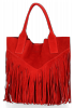 Dámská kabelka shopper bag Vittoria Gotti červená VPOS9